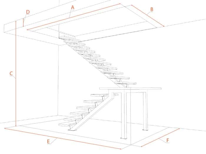 preventivo scala ad angolo